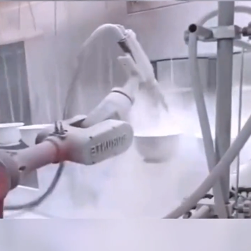 喷粉机器人稳定产品品质----瀚晟组装